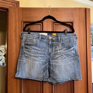 Anthropologie Pilcro Distressed Denim Shorts